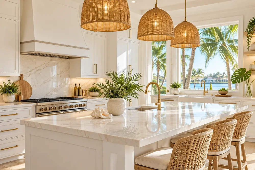 A spotless kitchen ready for a seasonal resident